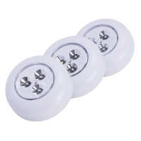 Light It By Fulcrum 30010308 Stickon Light White 3 Pack