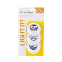 Light It By Fulcrum 30010308 Stickon Light White 3 Pack