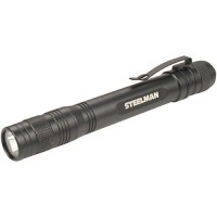 Steelman Led Pen Light 2Aa Batteries Black