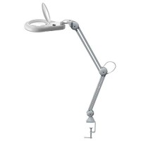 Illumify Led Lighted Desk Magnifying Lamp Wclamp