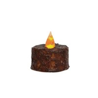 Cwi Gifts 3-Piece Timer Tealight Candle Set, 1-34-Inch, Cinnamon