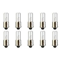 Cec Industries #130Mb Bulbs, 130 V, 3.25 W, Ba9S Base, T-2 Shape (Box Of 10)