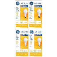 Ge 97494 Lighting 50/100/150-Watt, 3-Way Light Bulb, Soft White, 4-Pack