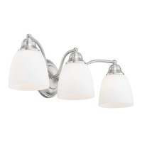 Livex Lighting 13673-05 Somerville 3-Light Bath Light, Chrome