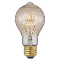 Design Classics Vintage Edison Carbon Filament Light Bulb - 60-Watts 2400K - Incandescent