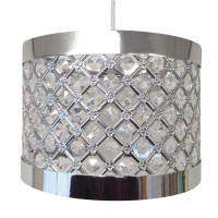 Country Club Easy Fit Moda Sparkly Ceiling Pendant Light Shade Fitting Modern Decoration