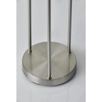 Adesso 4305-22 Trio Floor Lamp, 68.00 X 14.00 X 11.70 Inches, Brushed Steel