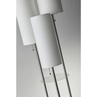 Adesso 4305-22 Trio Floor Lamp, 68.00 X 14.00 X 11.70 Inches, Brushed Steel