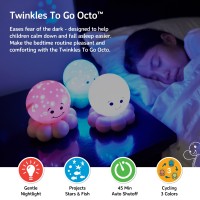 Cloud B Travel Comforting Nightlight Projector Gentle Brightness 3 Colors With Color Rotation Option Autoshutoff Octo B