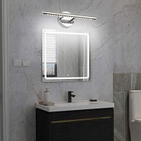 Letsun Bathroom Vanity Lights For Bathroom Light Fixutres 15.7 Inches Bathroom Lights Over Mirror 5W Led Lighting Plug In Vanity Lighting Fixtures Stainless Steel With 180?Rotation,6000K Cool White