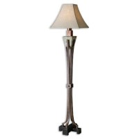 Slate Single Light Down Lighting Four Band Floor Lamp From The Slate Collection Model-28963-1