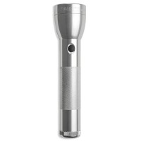 Maglite Ml300L Led 2-Cell D Flashlight, Silver