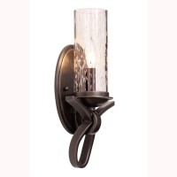 Kalco 2661Hb/1100 Transitional One Light Wall Sconce From Grayson Collection Dark, Heirloom Bronze Finish