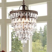 Whse Of Tiffany Rl8076 Matinee Inverted Pyramid Chandelier