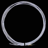 Tdltek Sound Activated Neon Glowing Strobing Electroluminescent Wireel Wire White 9Ft