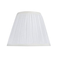 Aspen Creative 32006 Transitional Pleated Empire Shape Spider Construction Lamp Shade In White, 9