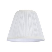 Aspen Creative 32006 Transitional Pleated Empire Shape Spider Construction Lamp Shade In White, 9