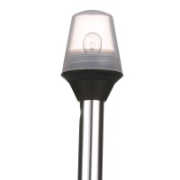 Frosted Globe AllAround Pole Light w2Pin Locking Collar Pole 12V 42Part 5110427Attwood has improved the worlds most successful allround lights The Frosted Globe lights use a standardized lamp that is commonly available in marine auto and convenience store