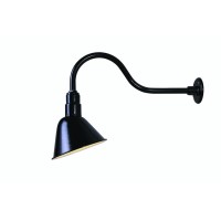 Canarm Bl10Wacbk Outdoor Aluminum Barn Light , Black , 10 Inch