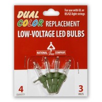 National Tree 4 Low Voltage Dual Led Replacement Bulbs (Rb-4Lvd)