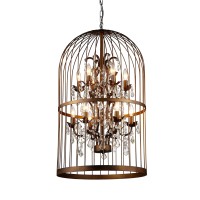 Whse Of Tiffany Rl8058B Rinee Cage Chandelier