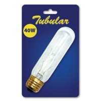 Bulbrite B40T10C 40-Watt Incandescent 120V T10 Tubular Bulb, Clear - 10 Pack