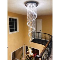 Modern Contemporary Swirl Chandelier Lighting For Foyer Dining Room Kitchen Chandelier Fixture Ceiling Light Rain Drop With All