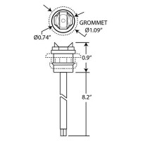 Compact designAmp draw 128V 047ASonically sealed waterproof lens and housingHard wiredIncludes separate ground wireThe LED UniLite Marker Lights from Optronics use a 34quot sealed LED with a compact design for use in virtually any application This singled