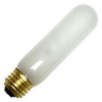 Bulbrite B25T10F 25-Watt Incandescent T10 120V Tubular Bulb, Frost - 2 Pack