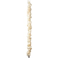 Urbanest 9-Foot Chandelier Chain Cord Cover, Cream Faux Silk