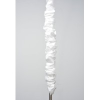 Urbanest 5-Foot Chandelier Chain Cord Cover, Off White Faux Silk