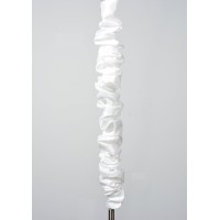 Urbanest 9-Foot Chandelier Chain Cord Cover, Off White Faux Silk