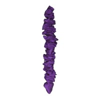 Urbanest 9-Foot Chandelier Chain Cord Cover, Purple Faux Silk