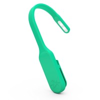 The Original Mighty Bright Recharge Clip On Rechargeable Book Light Reading Light, Warm Eye Care Leds, Flexible, Durable, Dimmable, Perfect For Kids, Bookworms, Reading In Bed, Lasts 60 Hours (Green)