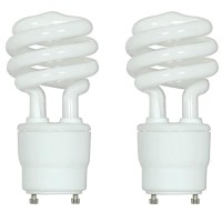 Satco S8203 Lamp,13W Cfl,Gu24 Base (Pack Of 2)