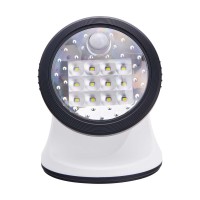 Light It! By Fulcrum, 12-Led Motion Sensor Security Light, Wireless, Battery Operated, White