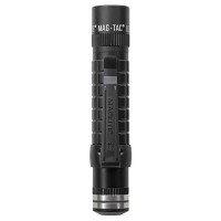 Maglite Mag-Tac Led Rechargeable Flashlight - Plain-Bezel, Matte Black