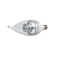 Tcp Led5E12F1127K Candelabra Led Bulb, Flame Tip, 5W (40W Equiv.) - Dimmable - 2700K - 300 Lm.