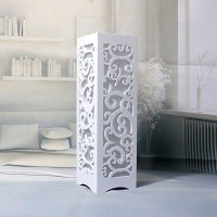 Dailyart Small Table Lamp For Bedroom,Bedside Lamps For Nightstand, White Table Lamp With Vine Shaped Cutout, Night Stand Light Lamp, Table Lamp For Bedroom Living Room, 39*39*138In, E26 Bulb Base