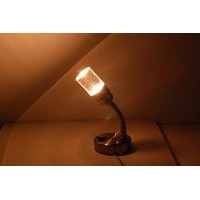 Dream Lighting 12V Led Reading Light Nickel Brushed Lampshade 2Phased Bedside Lamp Warm Whiteblue Lighting Map Light