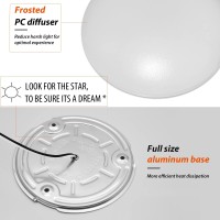 Dream Lighting 12Volt Led Dome Light For Rv Trailer Boat Interior Cabin Kitchen Overhead Downlights45Inch Ceiling Light Fixtur