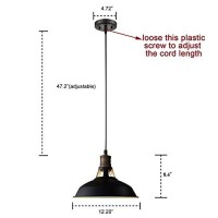 Claxy Ecopower Industrial Barn Mini Metal Pendant Light 1 Light