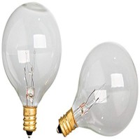 This 2pack set of G40 replacement bulbs are perfect for replacing any broken G40 bulb on The Gerson Companys LED patio light sets Each set includes two 5watt clear bulbs