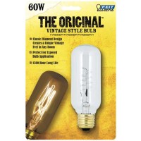 Feit Electric The Original 60 Watts T14 Vintage Incandescent Bulb E26 (Medium) Soft White 1 Pk