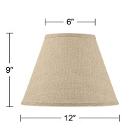 Fine Burlap Small Empire Shape 6