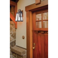 Minka Lavery Outdoor Wall Light 73102-143C-L Talera Exterior Led Wall Lantern, Bronze