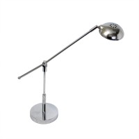 Simple Designs Ld1035Chr 3W Balance Arm Led Desk Lamp With Swivel Head Chrome