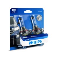 Philips Vision upgrade headlight bulbs produce a longer lightbeam projection for increased safety and comfort The Philips Vision range ensures excellent lighting performance at the right price for your everyday driving needs Overall the benefits and advan