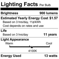 Sylvania (10 Pack) 20667 Cf13Dd/E/841/Eco 13-Watt 4100K 4-Pin Double Tube Compact Fluorescent Lamp, 10 Count (Pack Of 1)