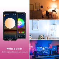 Magiclight Smart Light Bulbs 4 Pack, A19/E26 60W Equi 800Lm Color Changing Light Bulb, 2700-6500K, Dimmable By App, Music Sync, Schedule, Wifi & Bluetooth Led Bulb Works With Alexa Google Home